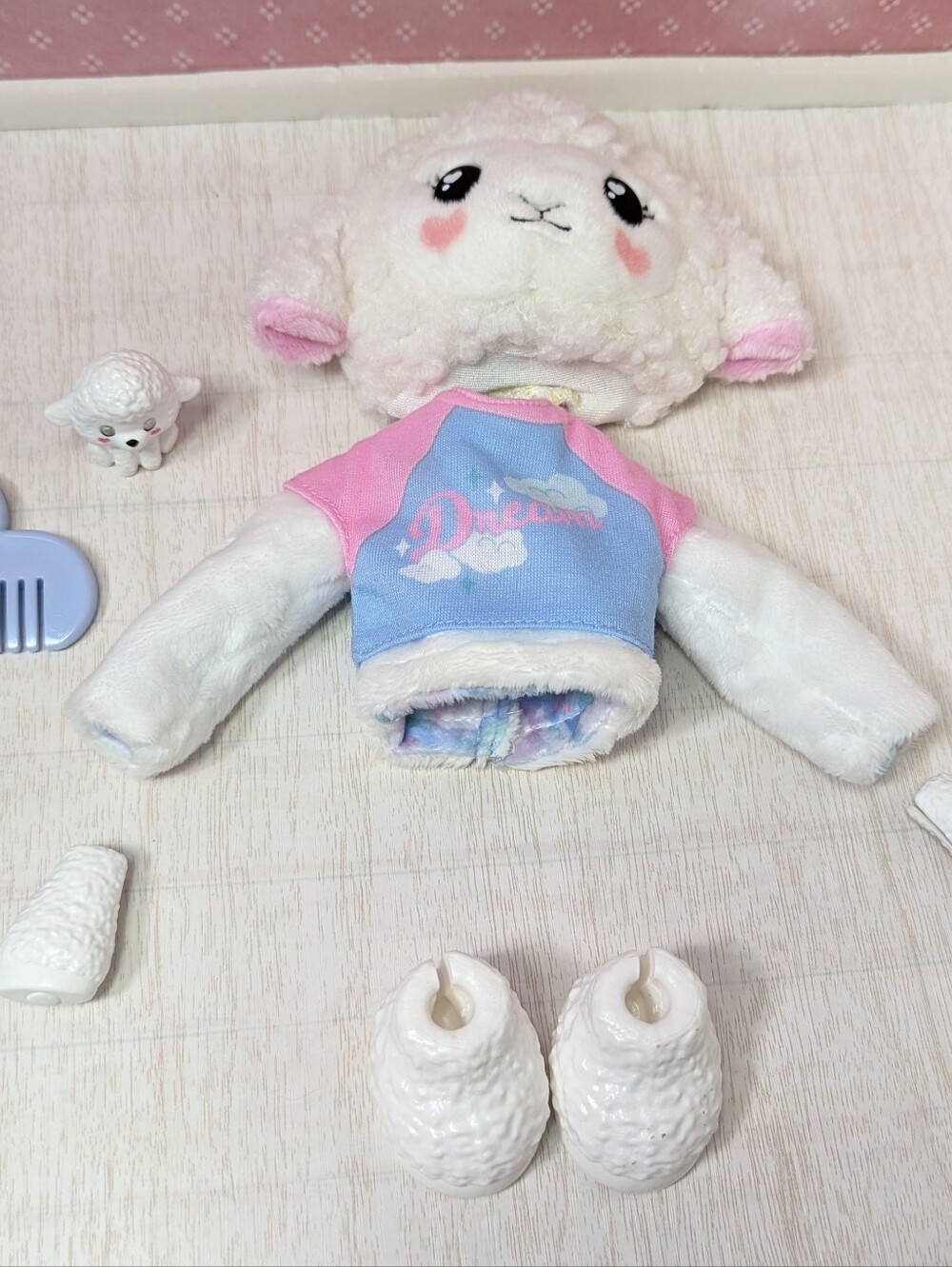 Barbie Cutie Reveal White Lamb Costume Fashion Doll Accessories